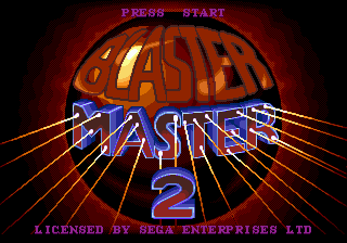 Заставка игры Blaster Master 2